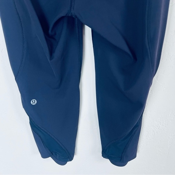 Lululemon Pace Perfect Crop Leggings Boysenberry Purple 17" Size 4 - Picture 6 of 11